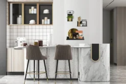 U-wandplank magnetische zwart