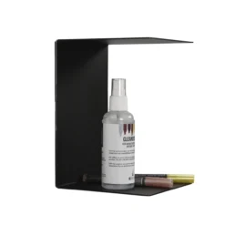 U-wandplank magnetische zwart