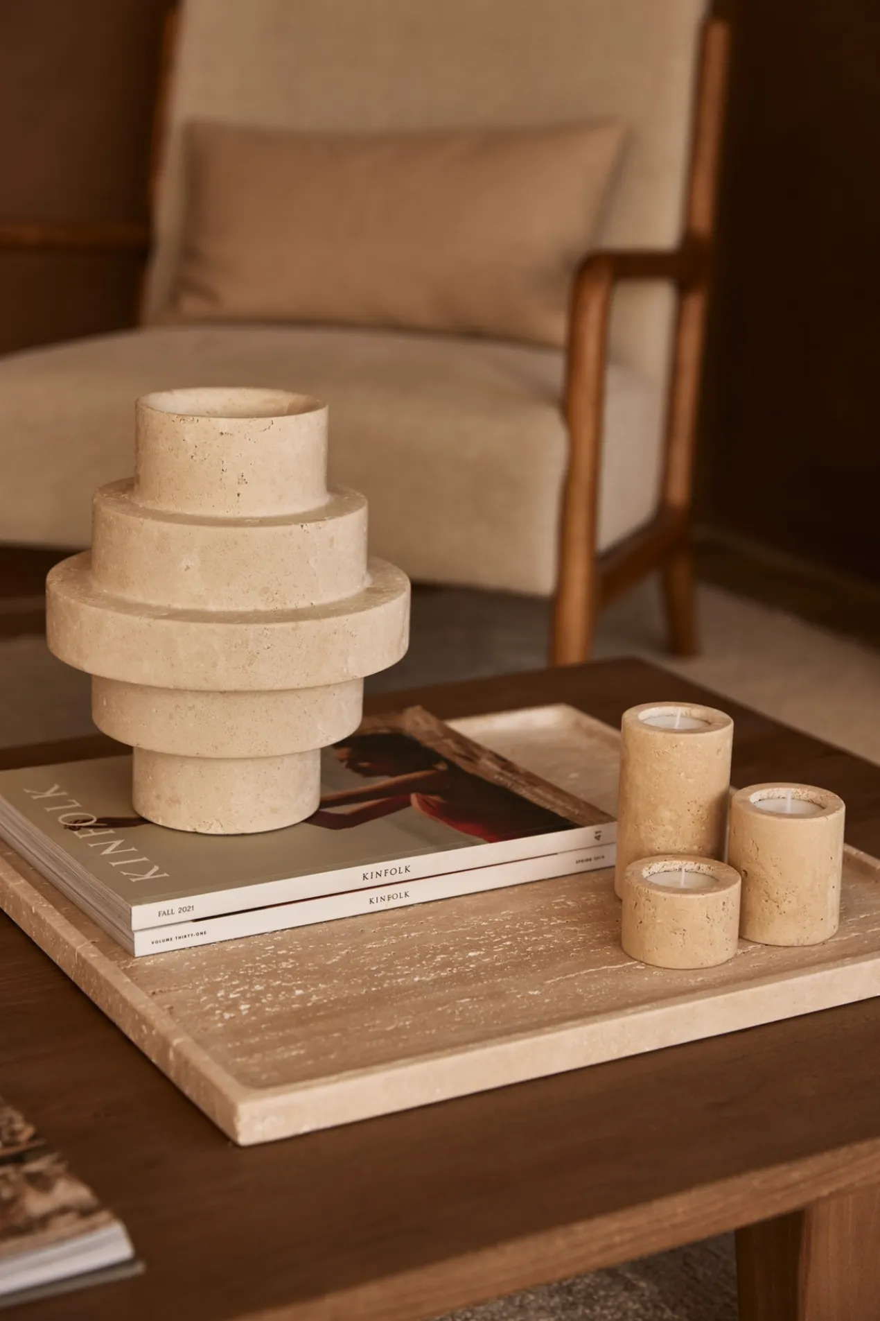 Vaas Agano Travertine M