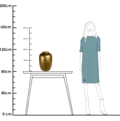Vaas Artic M Ø25 cm gold