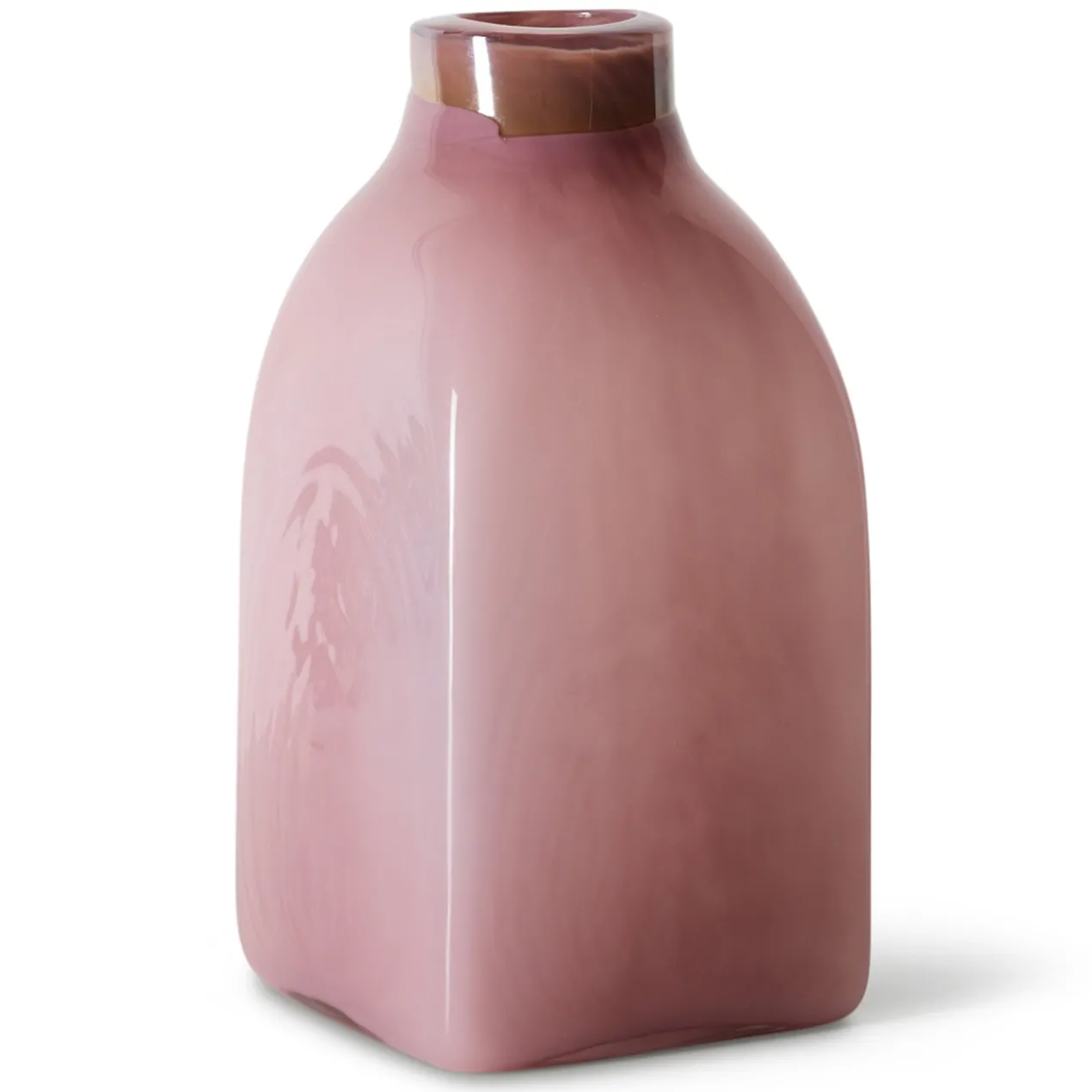 Vaas Atelier glass large pink