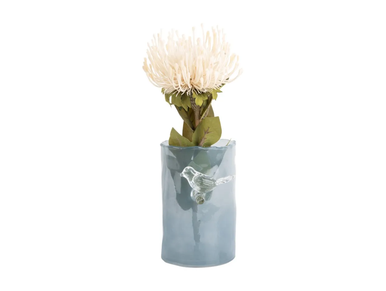 Vaas Bird on Branch - Mistig blauw