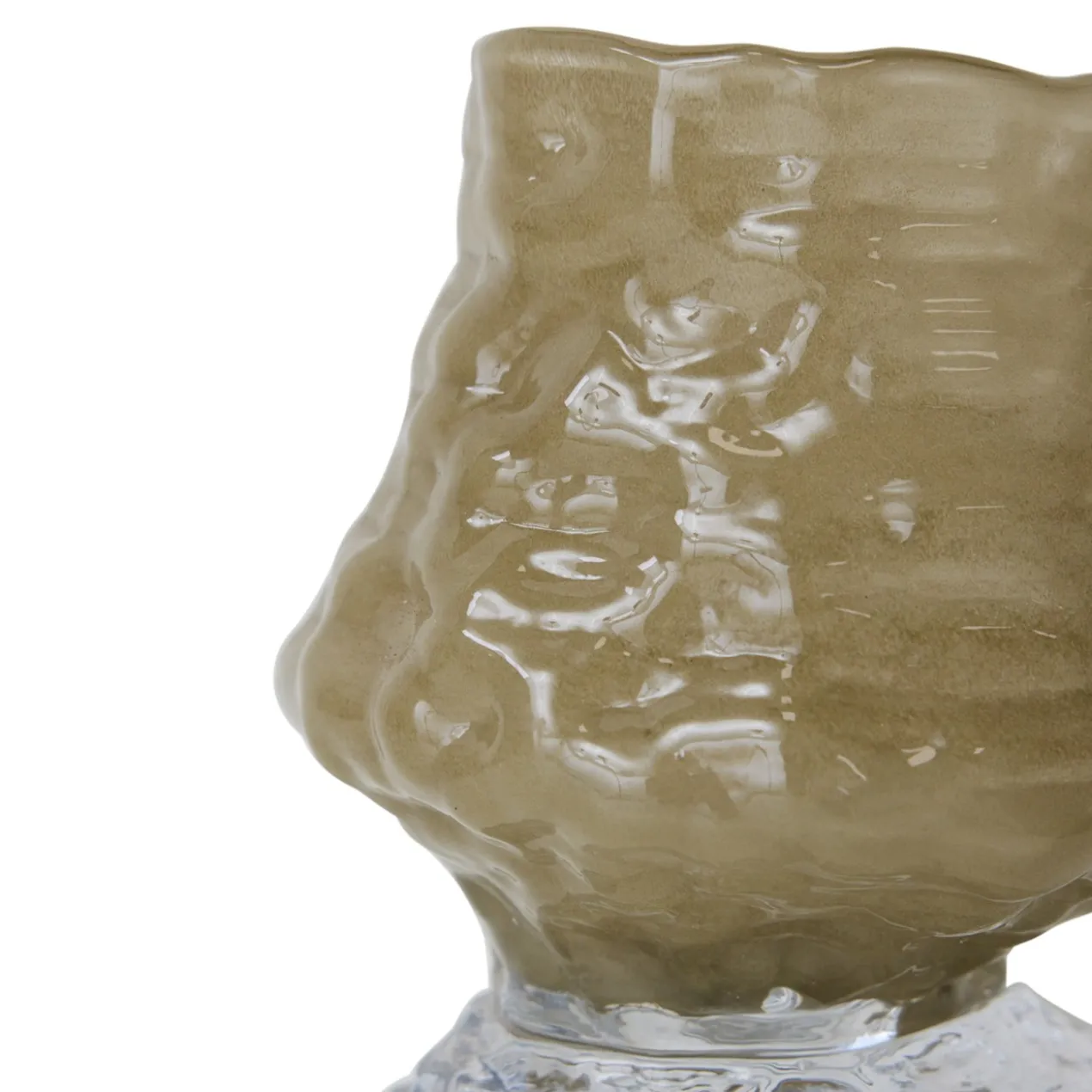 Vaas glas textured sage