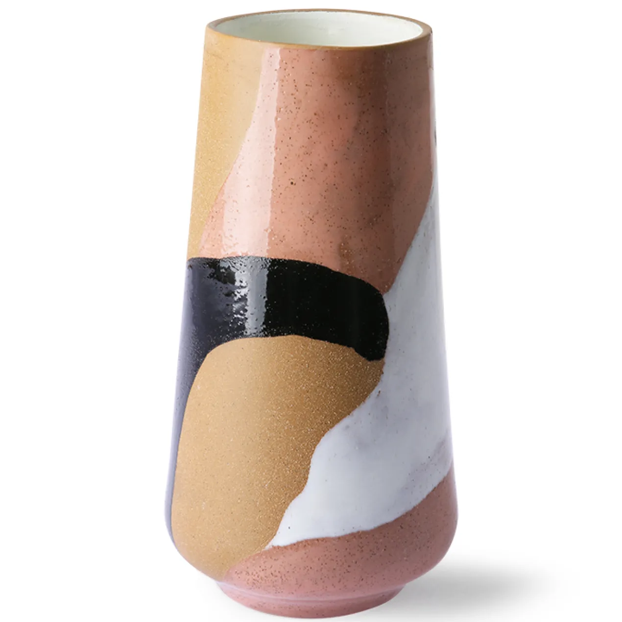 Vaas Hand Painted Ceramic Flower