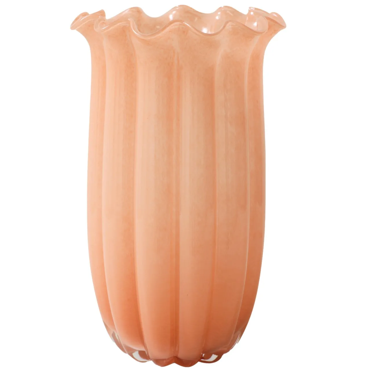 Vaas hoog peach