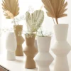 Vaas keramiek creme L