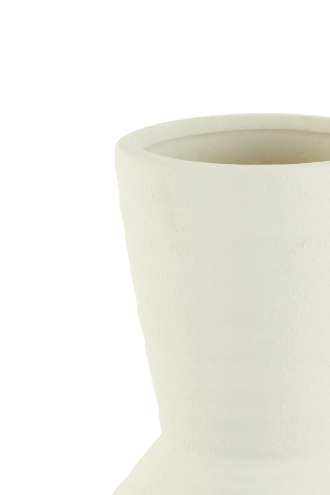 Vaas keramiek creme L