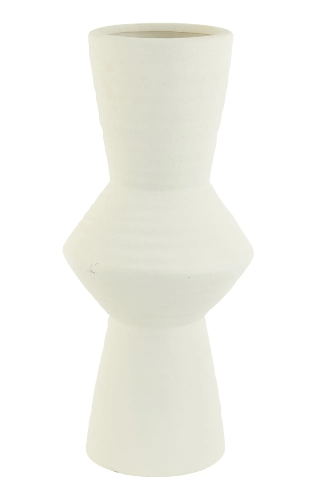 Vaas keramiek creme L