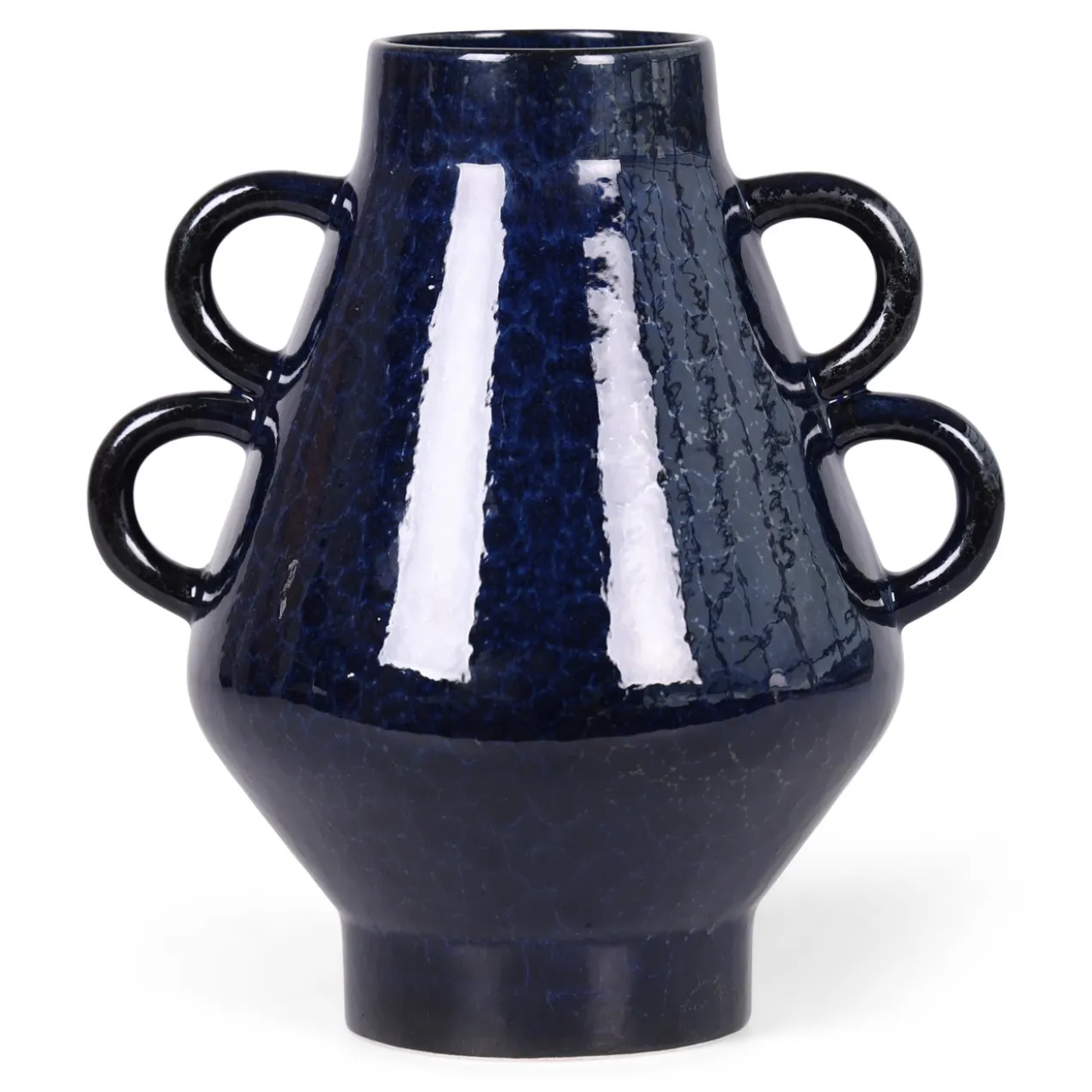 Vaas Ladybug donkerblauw