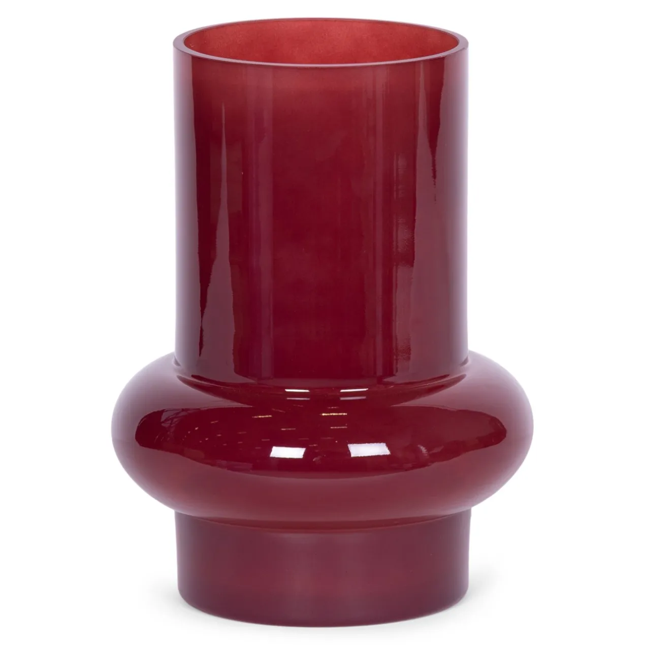 Vaas Lilium dark red H23cm