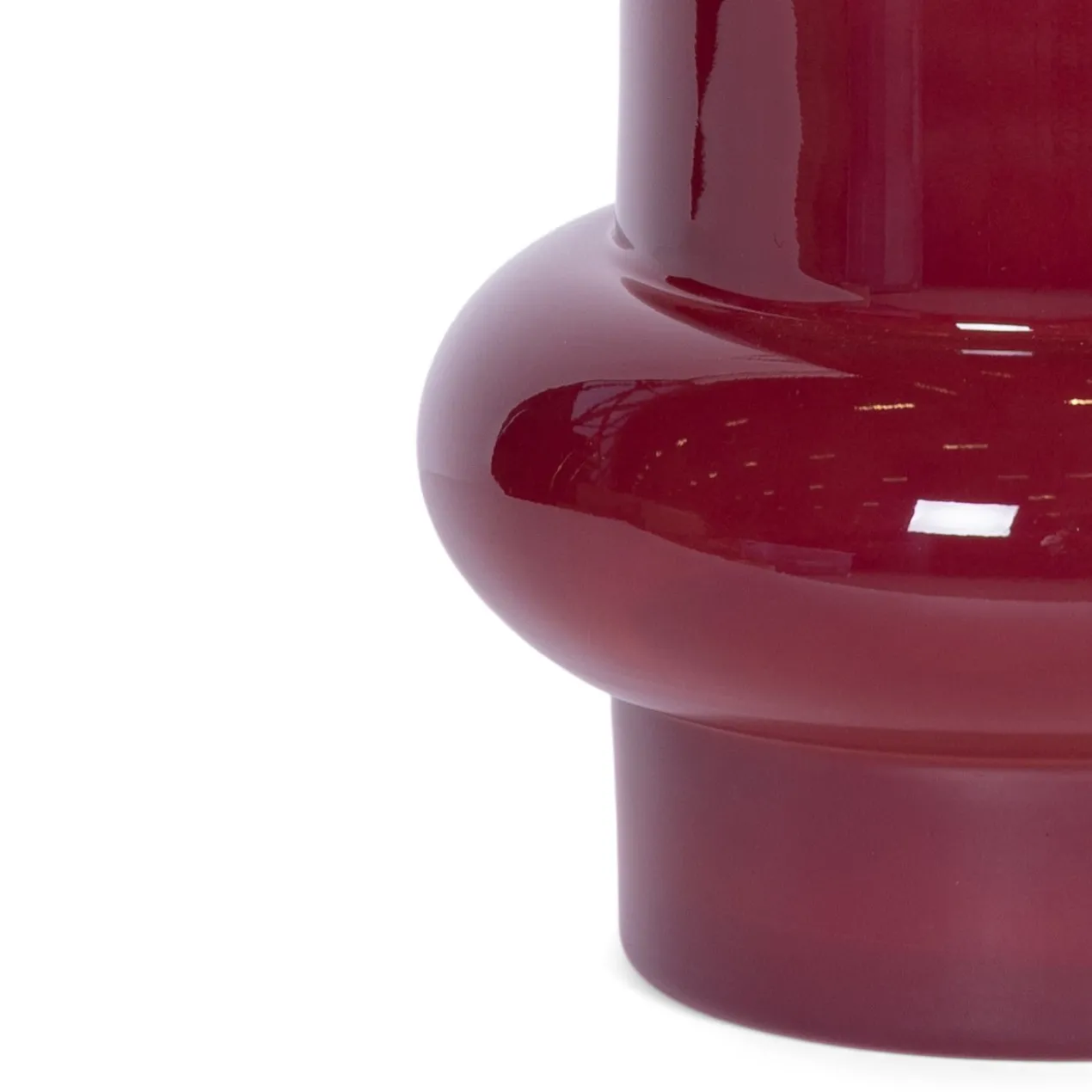 Vaas Lilium dark red H23cm
