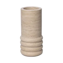 Vaas Travertine Molí 12x25cm