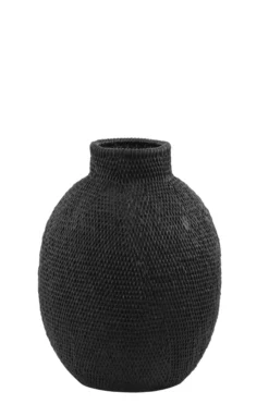 Vaas zwart rond M