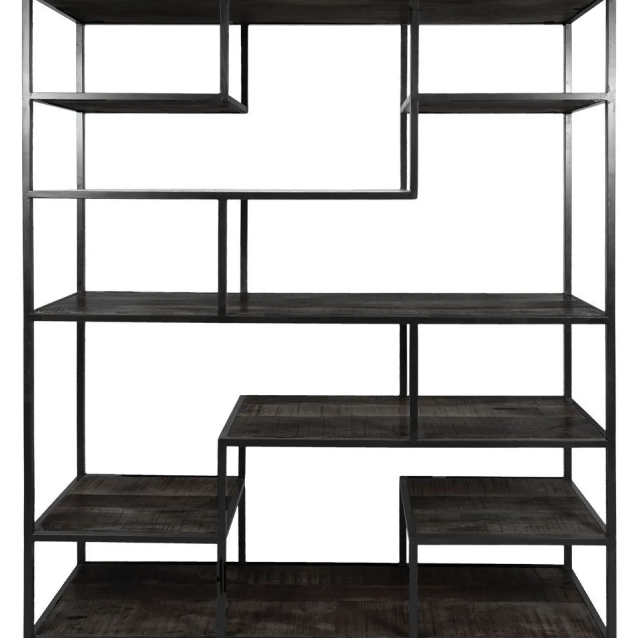Vakkenkast Huub Zwart Mangohout 210 x 145 cm