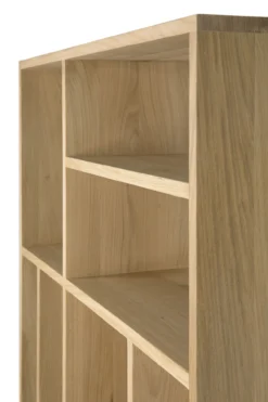 Vakkenkast M Rek - eiken geolied - 104x30x219 cm