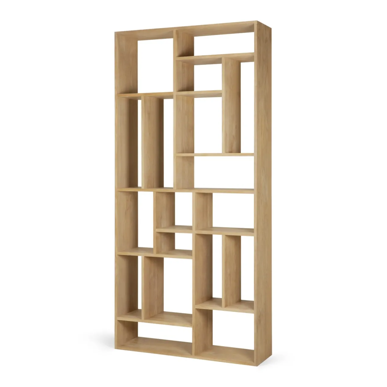 Vakkenkast M Rek - eiken geolied - 104x30x219 cm