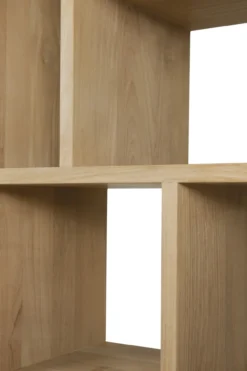 Vakkenkast M Rek - eiken geolied - 104x30x219 cm