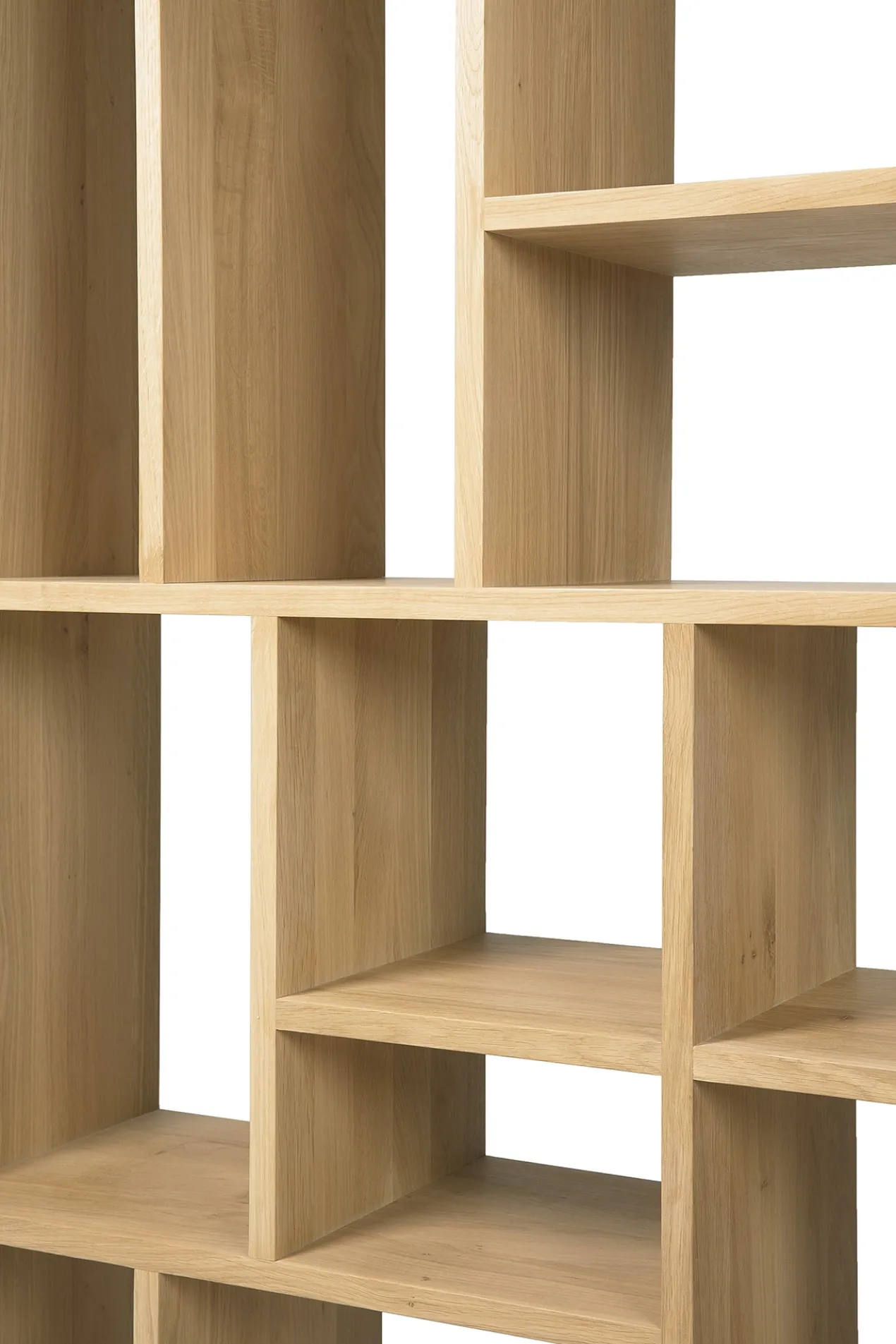 Vakkenkast M Rek - eiken geolied - 104x30x219 cm
