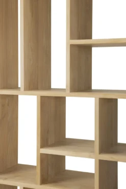 Vakkenkast M Rek - eiken geolied - 104x30x219 cm