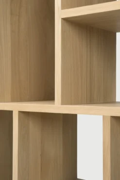 Vakkenkast M Rek - eiken geolied - 30x90x139 cm