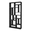Vakkenkast M Rek - zwart eiken - 104x30x219 cm