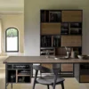 Vakkenkast Oscar - teak - 120x40x195