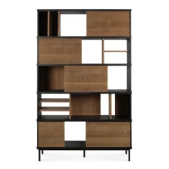Vakkenkast Oscar - teak - 120x40x195