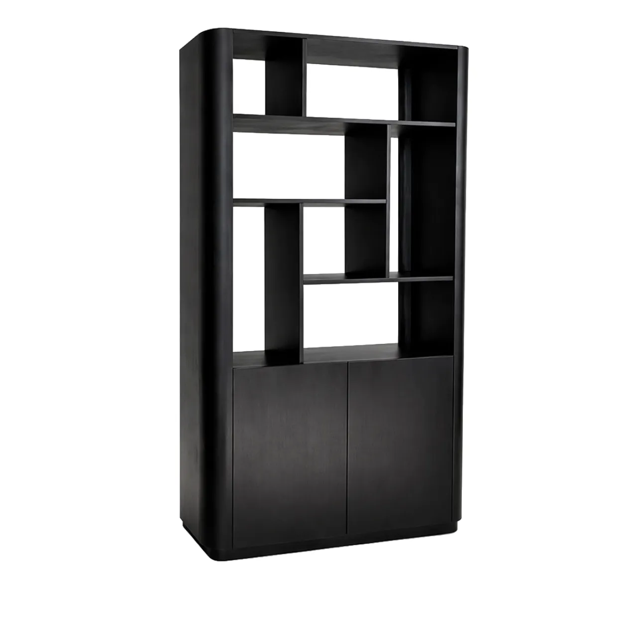 Vakkenkast Ralph 120 cm zwart