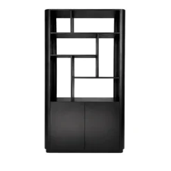 Vakkenkast Ralph 120 cm zwart