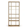 Vakkenkast Z Rek - eiken geolied - 93x37x207 cm