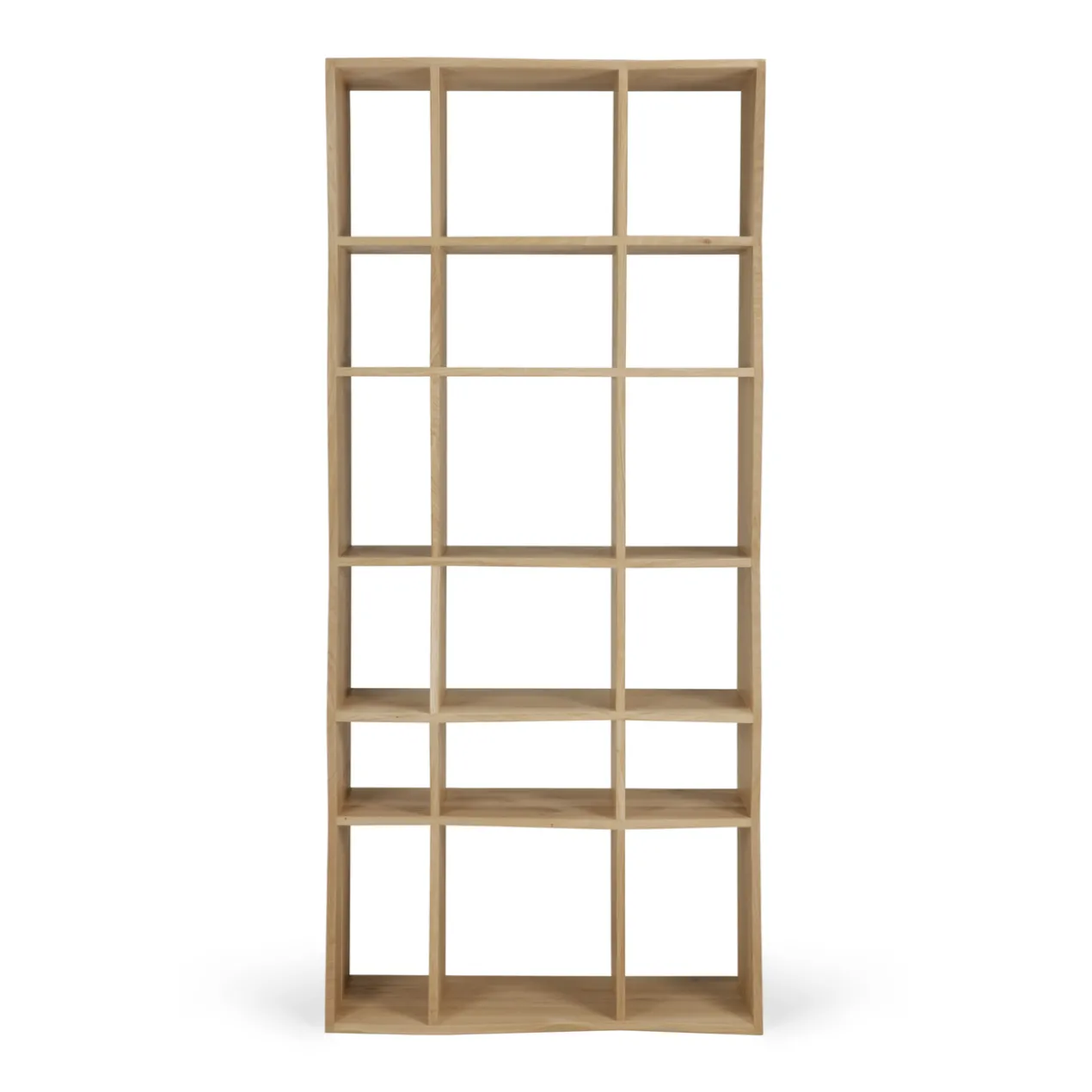 Vakkenkast Z Rek - eiken geolied - 93x37x207 cm