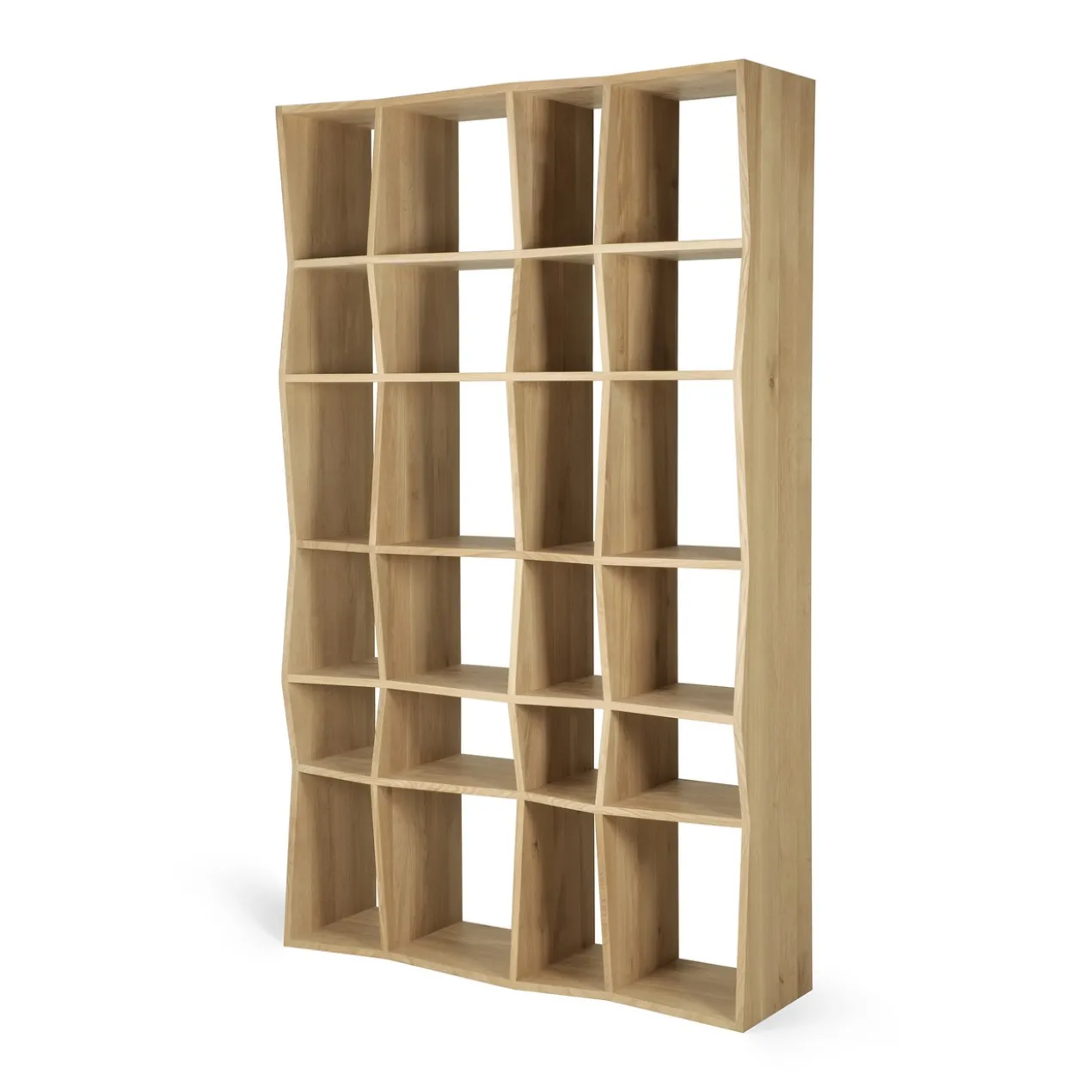 Vakkenkast Z Rek - eiken geolied - 125x37x207 cm