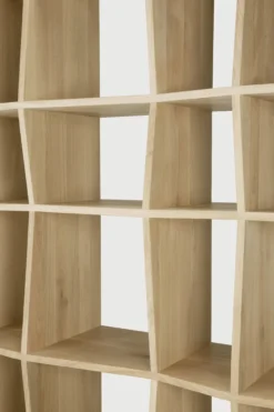 Vakkenkast Z Rek - eiken geolied - 125x37x207 cm
