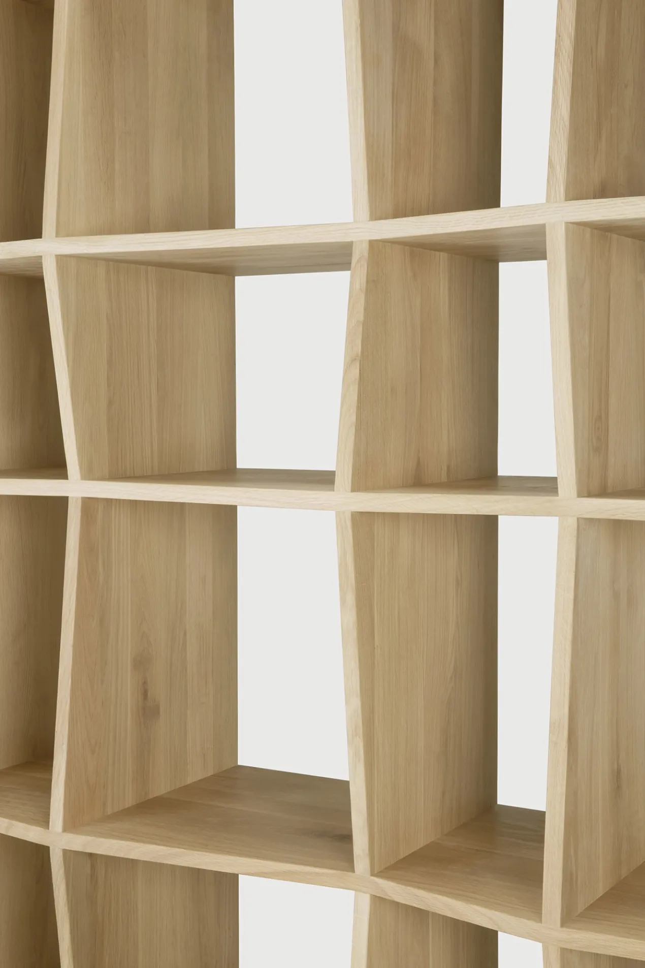 Vakkenkast Z Rek - eiken geolied - 125x37x207 cm