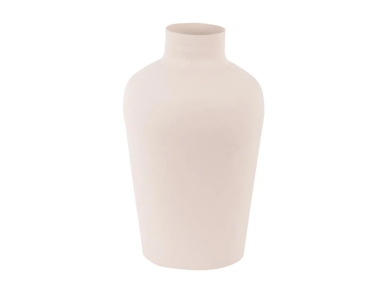 Vase Boaz Bottle iron textured warm grey
