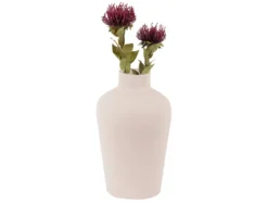 Vase Boaz Bottle iron textured warm grey