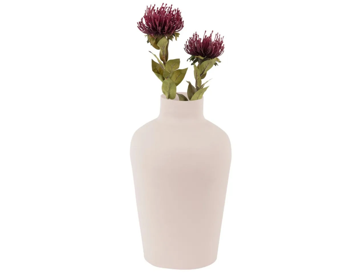 Vase Boaz Bottle iron textured warm grey