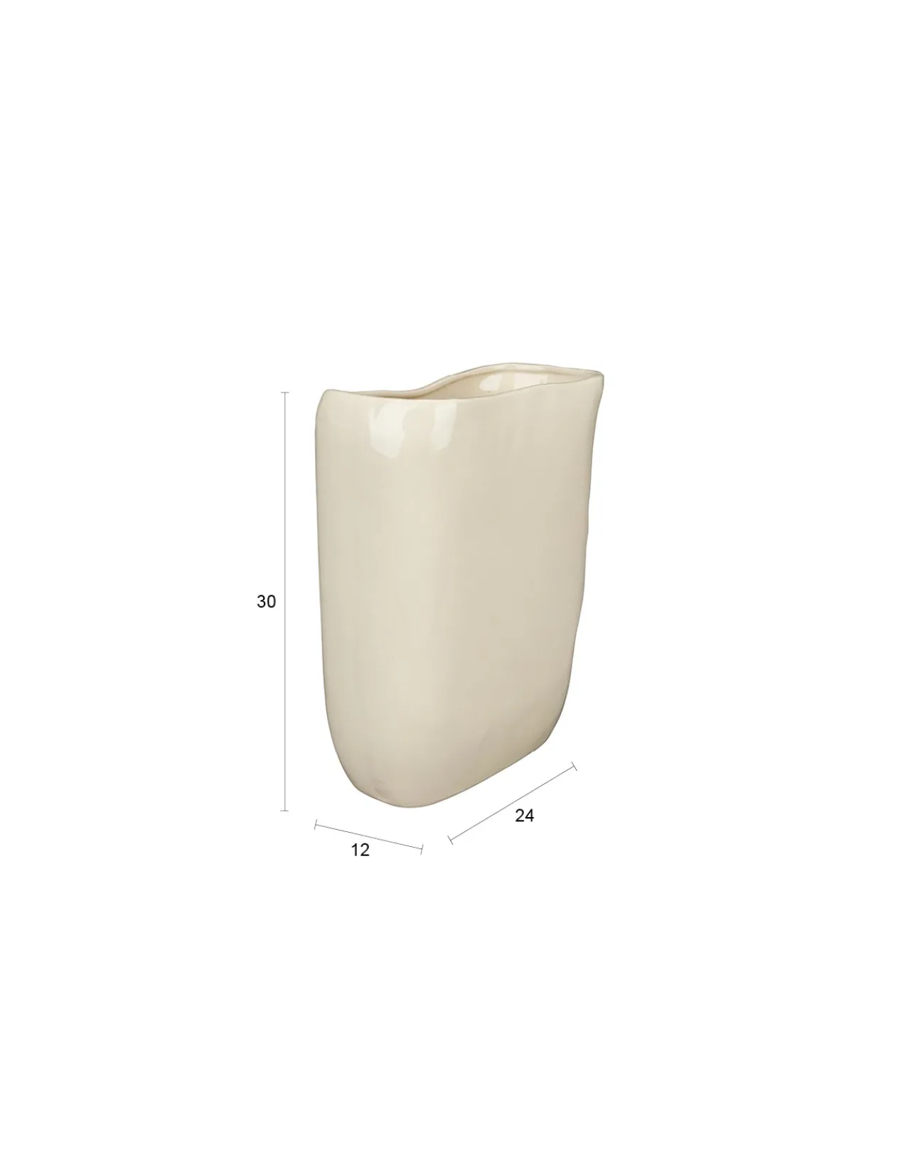Vase edna m beige