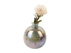 Vase Melange bottle pearly jungle green