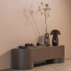 Velari tv meubel hout fineer bruin
