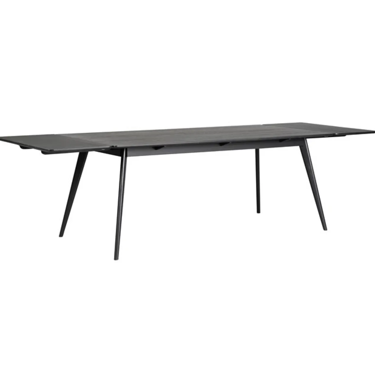Verlengstuk Yumi eettafel zwart 45x90 cm