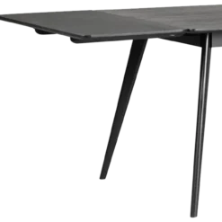 Verlengstuk Yumi eettafel zwart 45x90 cm