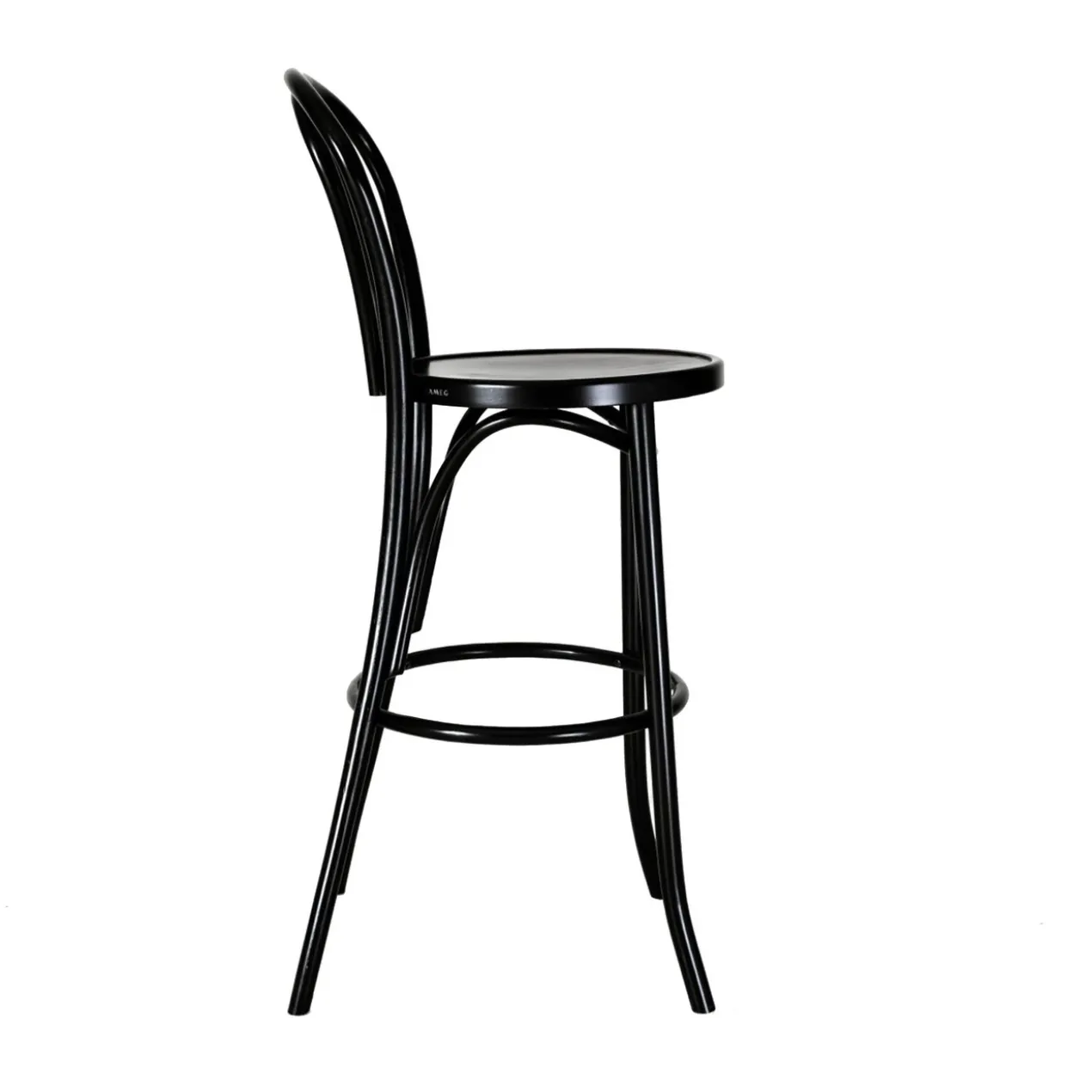 Vienna kruk zwart - 75 cm
