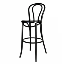 Vienna kruk zwart - 75 cm