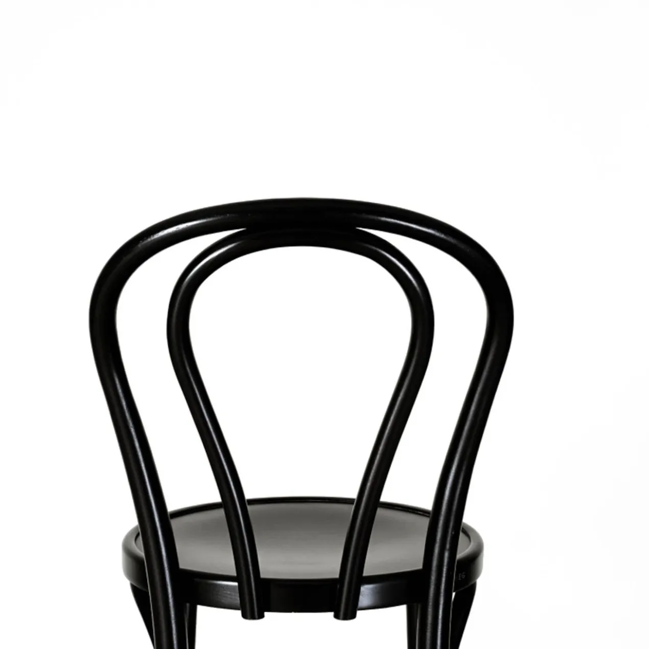 Vienna kruk zwart - 75 cm