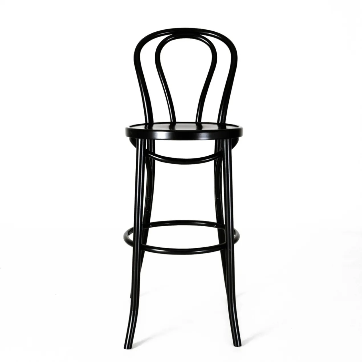 Vienna kruk zwart - 75 cm