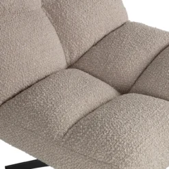 Vinny draaifauteuil boucle zand