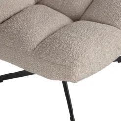 Vinny draaifauteuil boucle zand