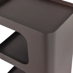 Vire bijzettafel metaal donkerbruin