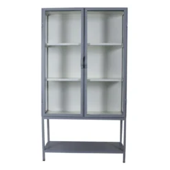 Vitrinekast Oakland Soft Grey Oakland Soft Grey